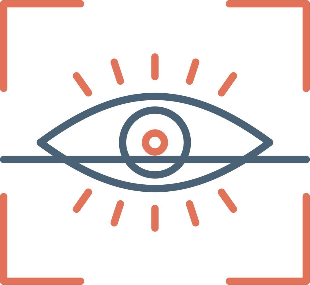 Eye Scan Vector Icon