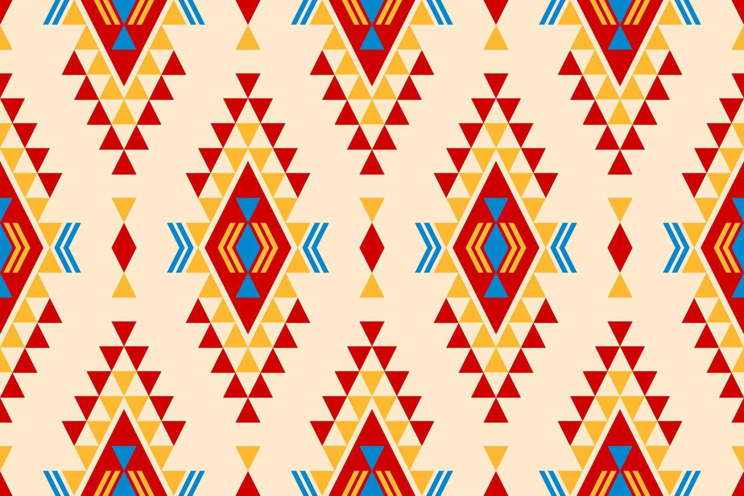 Fabric Aztec pattern background. Geometric ethnic oriental seamless pattern traditional. Mexican style. vector