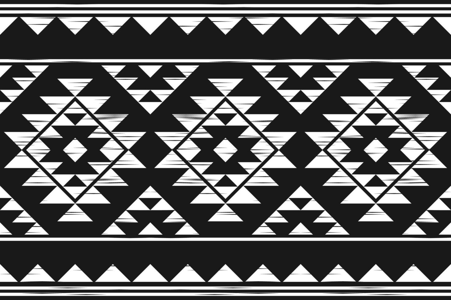 Carpet tribal pattern art. Geometric ethnic seamless pattern traditional. American, Mexican style. vector