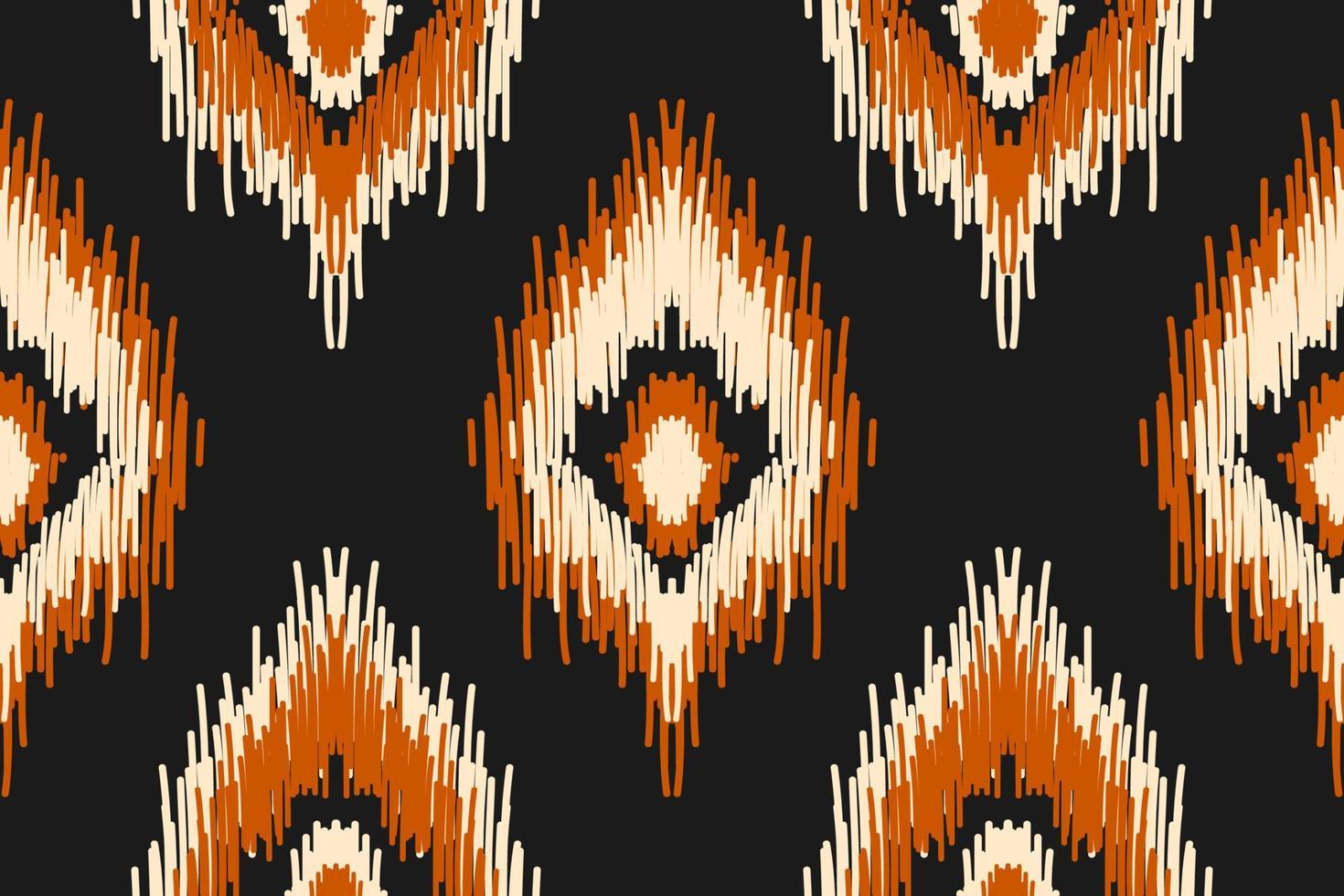 Ethnic ikat seamless pattern in tribal. American, Mexican style. Aztec geometric ornament print. vector