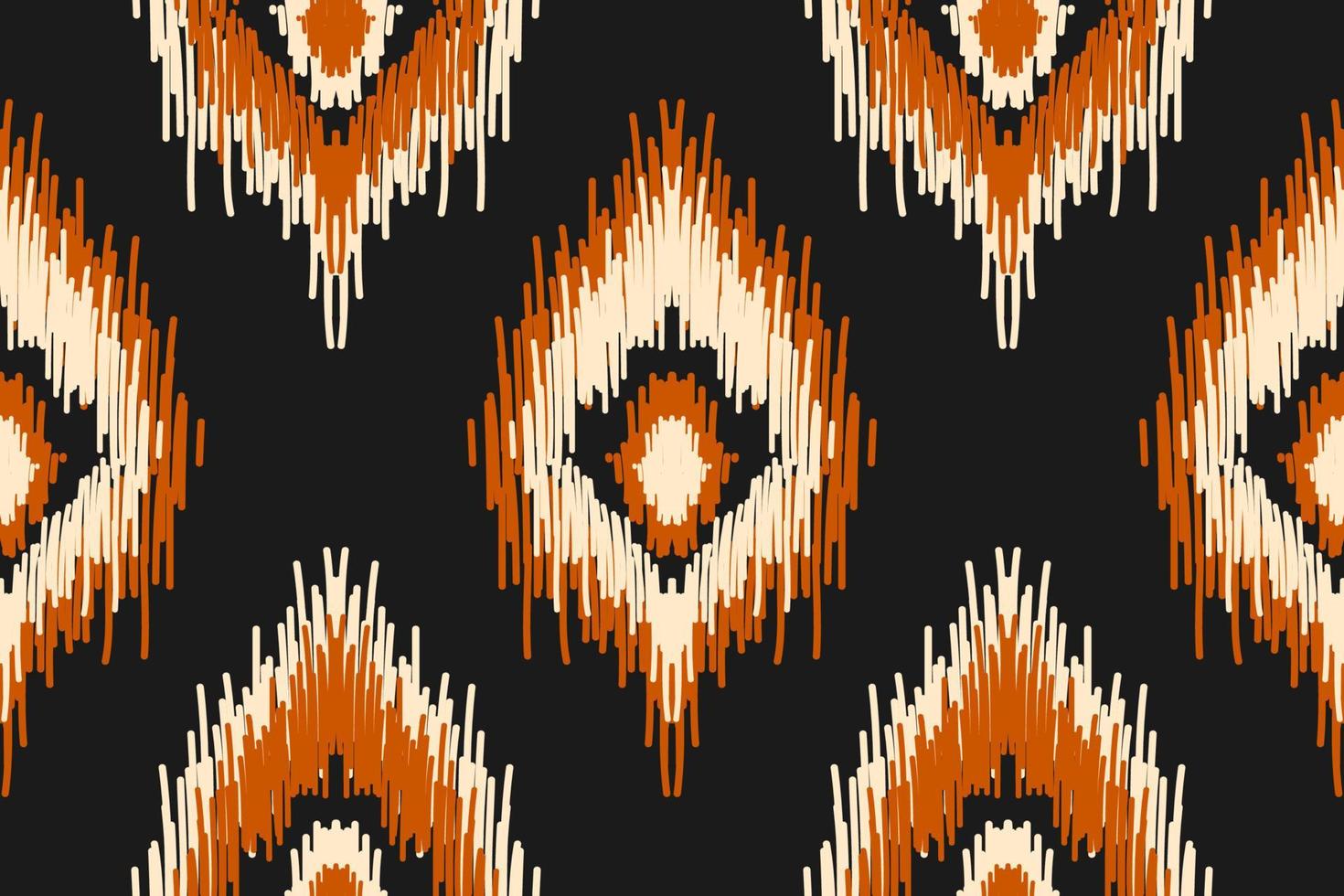 patrón étnico ikat sin costuras en tribal. estilo americano, mexicano. estampado de adornos geométricos aztecas. vector