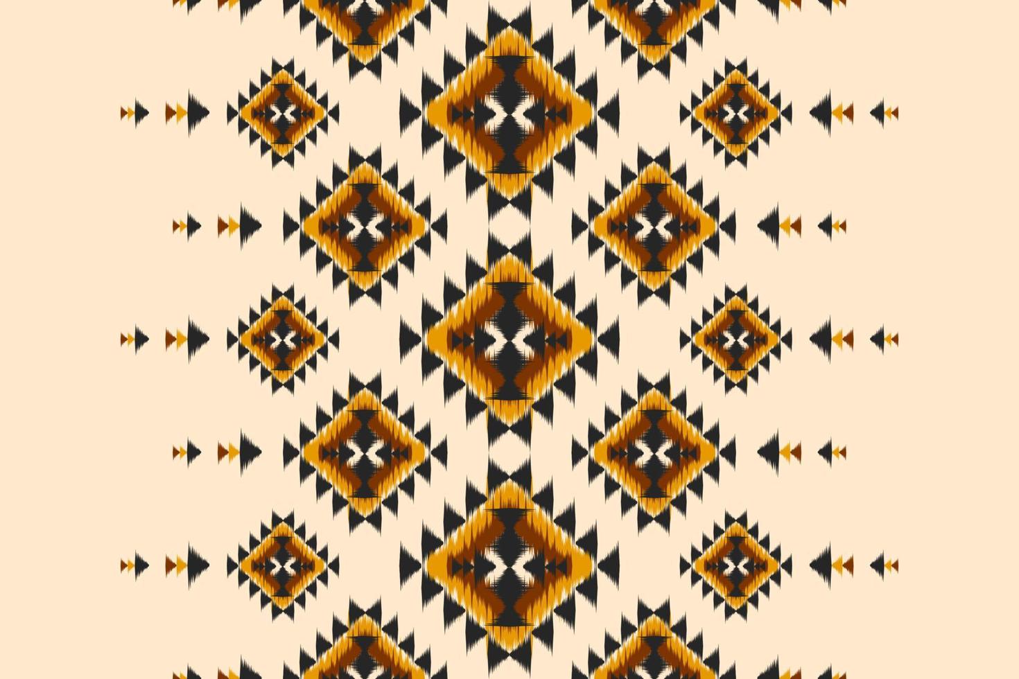 Carpet ethnic ikat pattern art. Geometric ethnic ikat seamless pattern in tribal. Mexican style. vector