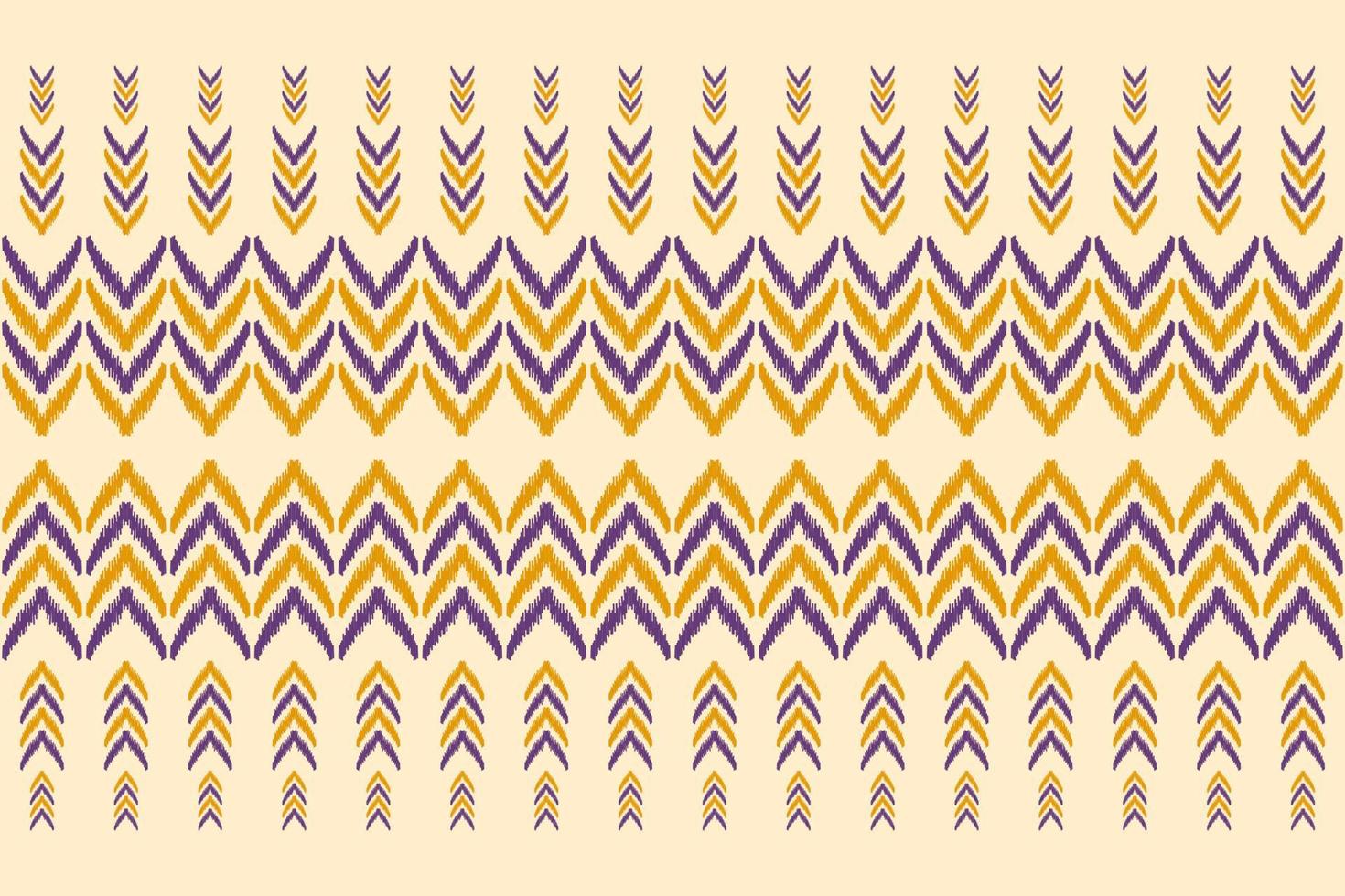 Ethnic ikat seamless pattern in tribal. Aztec geometric ethnic ornament print. Ikat pattern style. vector