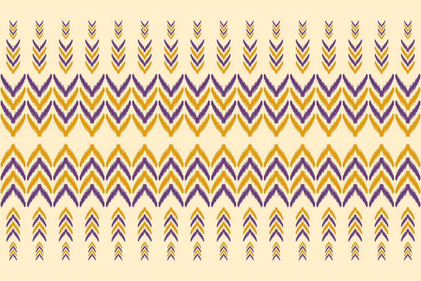 Ethnic ikat seamless pattern in tribal. Aztec geometric ethnic ornament print. Ikat pattern style. vector