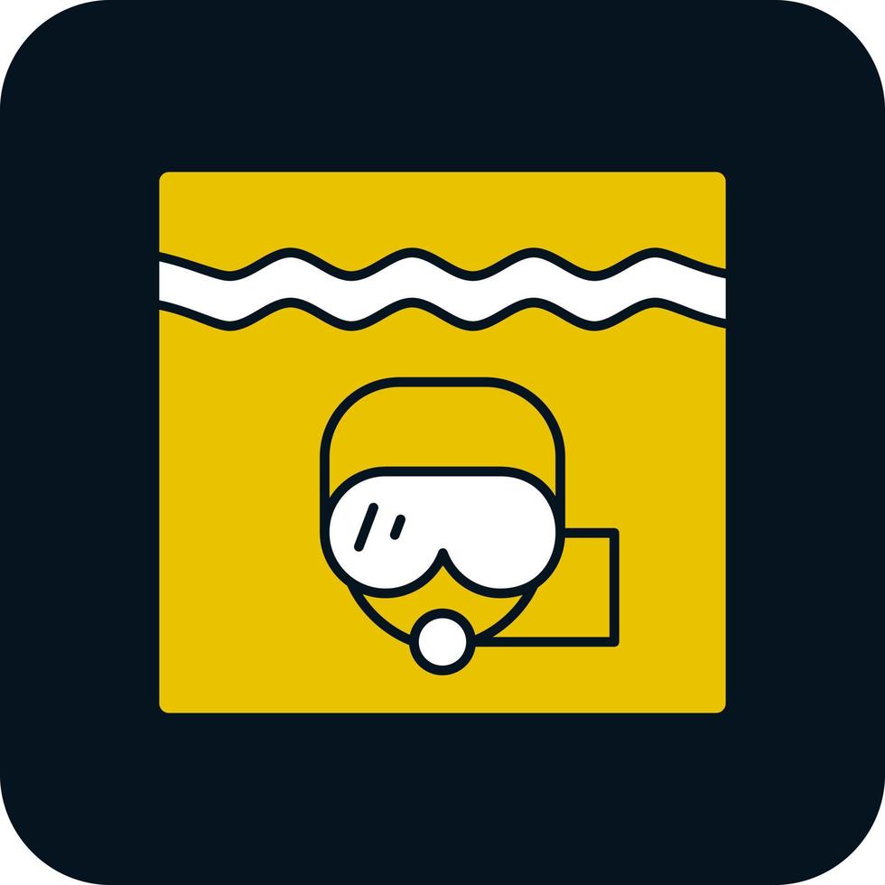 Diver Vector Icon Design