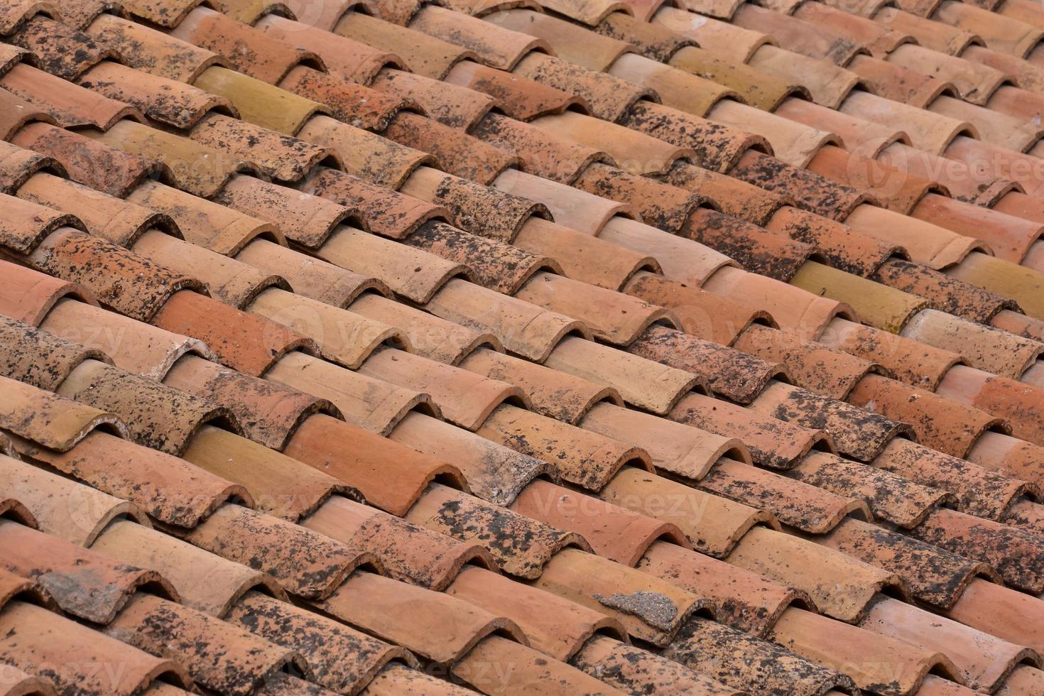 Tiles on the roof photo