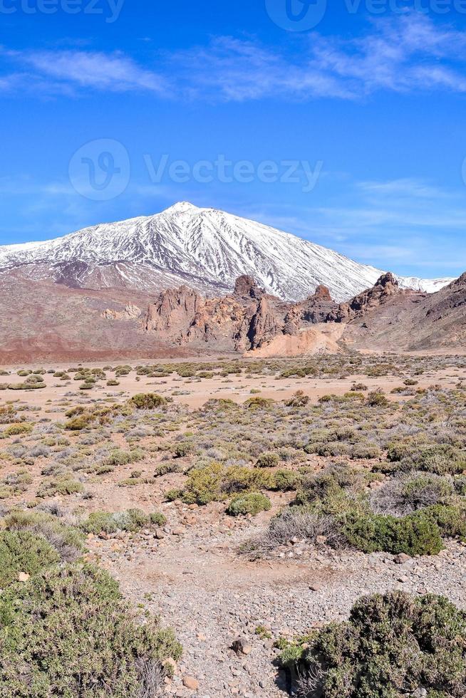 Scenic mountain landscape photo