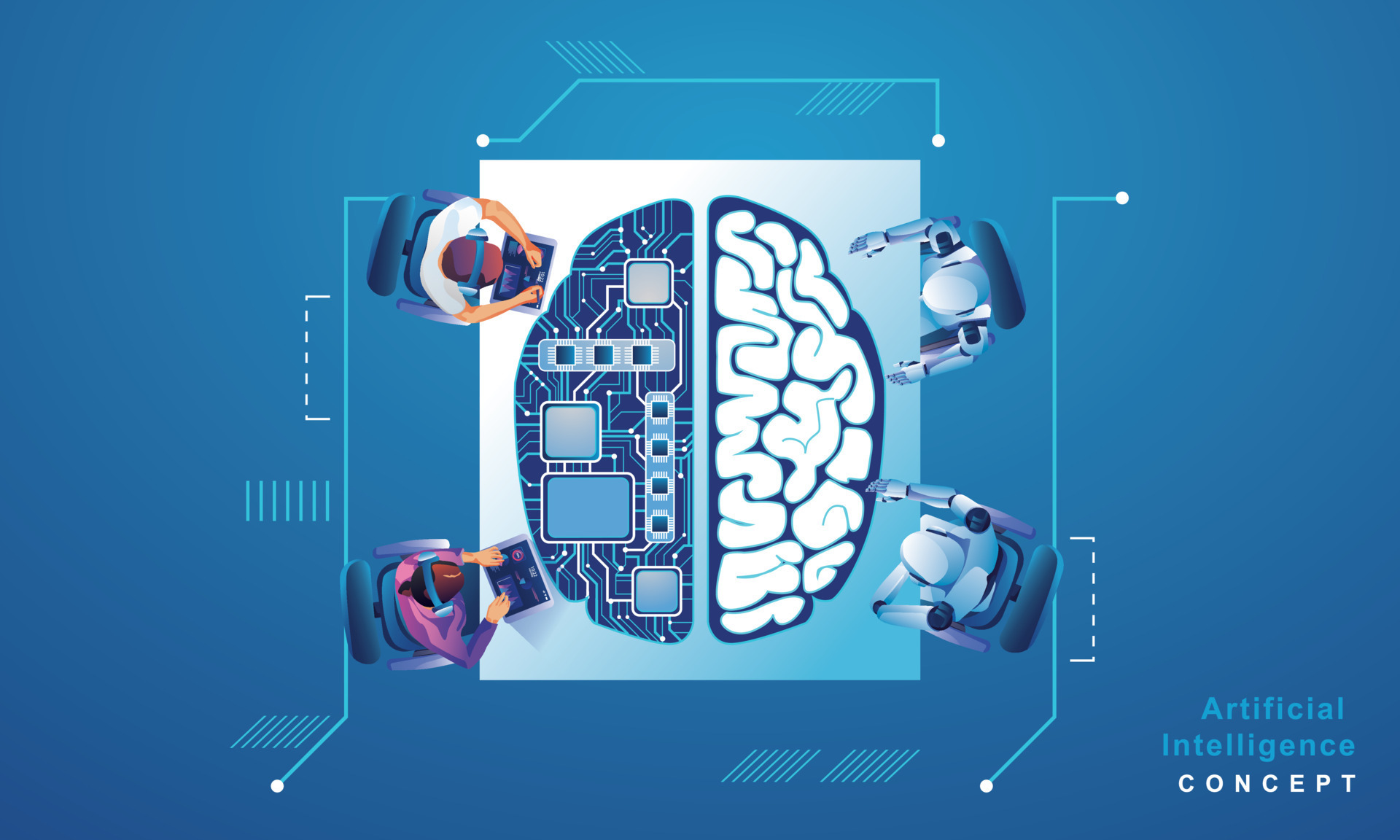 Business And Communication Machine Learning Artificial Intelligence Business And Communication Machine Learning Artificial Intelligence