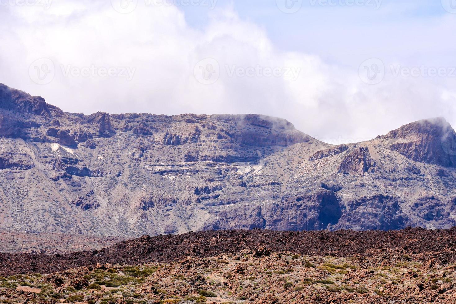 Scenic mountain landscape photo