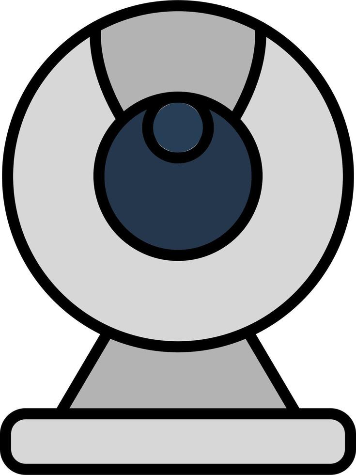 icono de vector de webcam