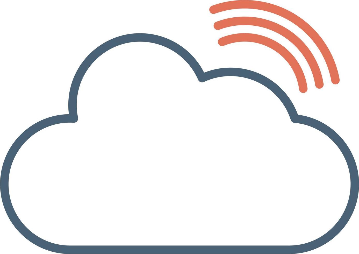 Rss Cloud Vector Icon