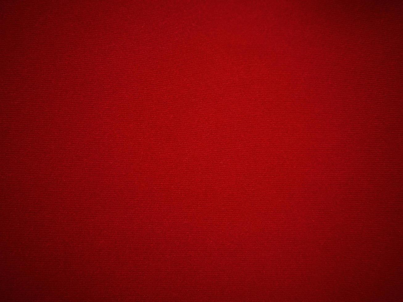 Red velvet fabric texture used as background. Empty red fabric background of soft and smooth textile material. There is space for text. photo