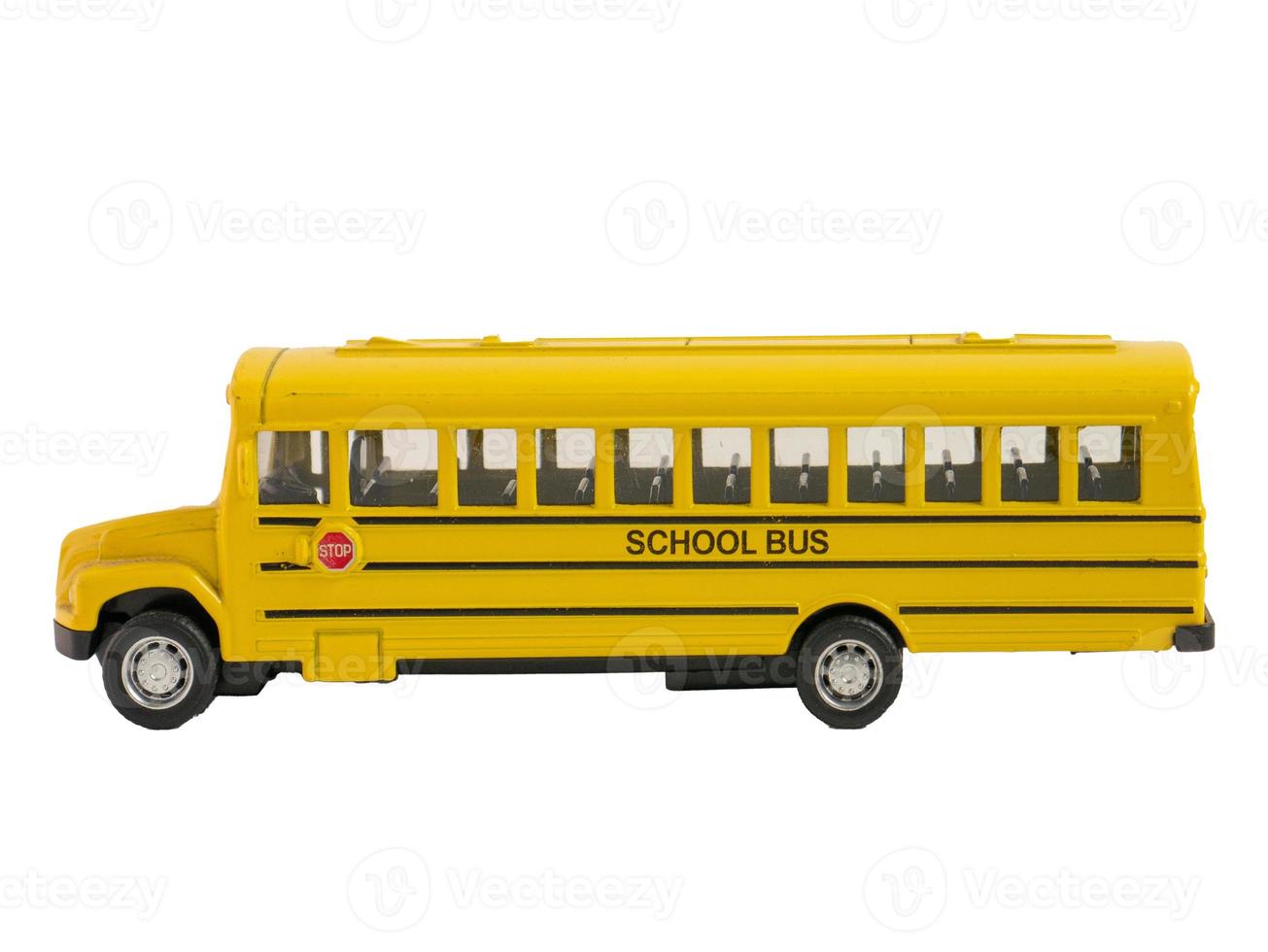 The school bus on white background isolation image for education concept photo