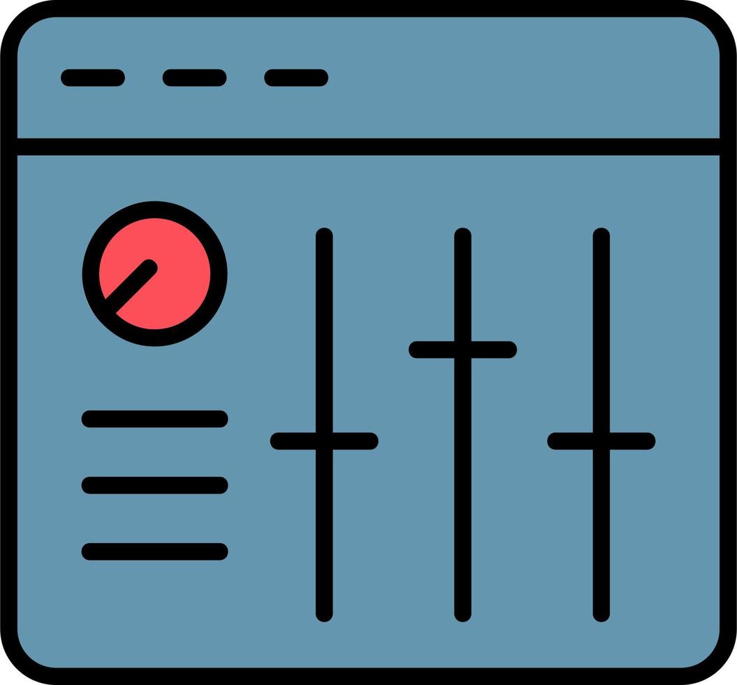 Sound Mixer Vector Icon
