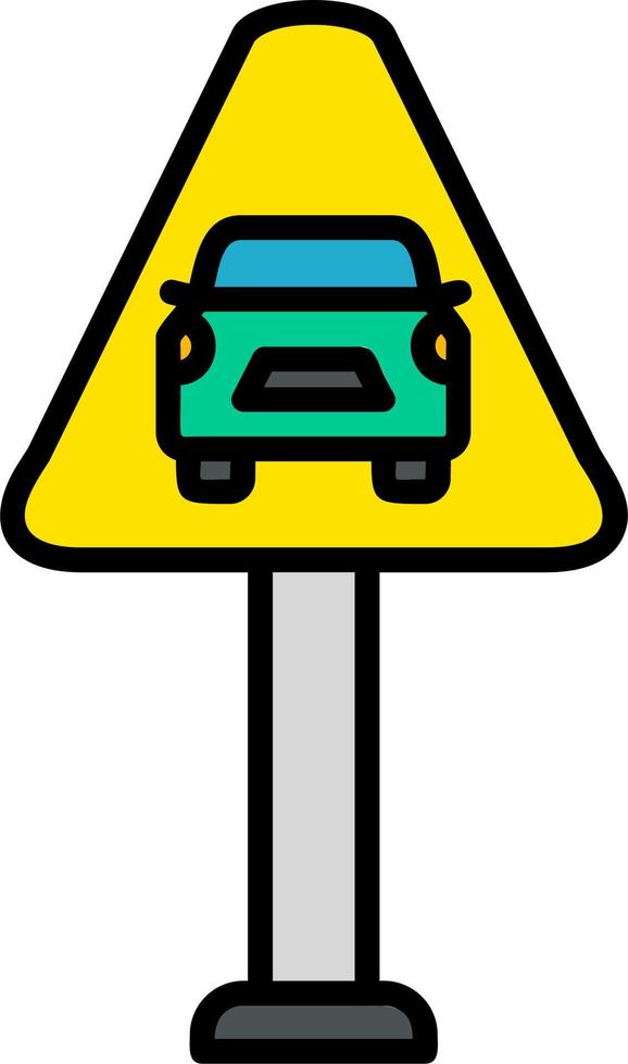 Traffic Sign Vector Icon