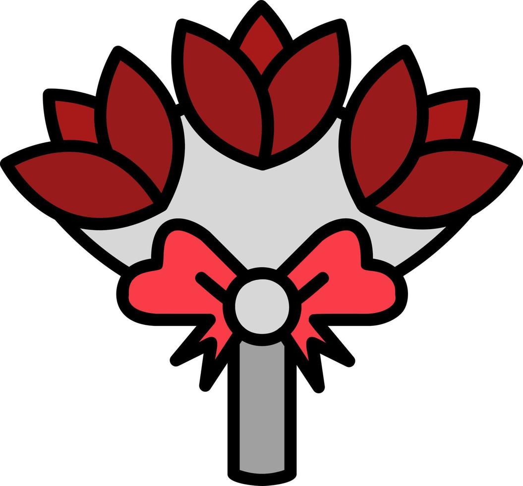 Flower Bouquet Vector Icon