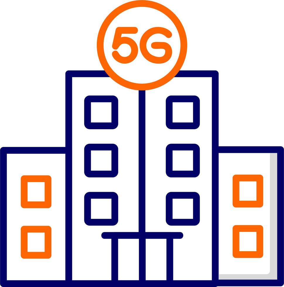 5g Headquater Vector Icon