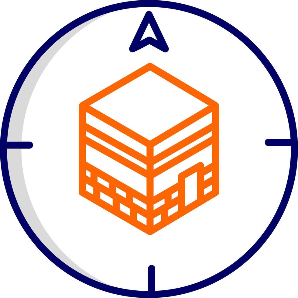 Qibla Finder Vector Icon