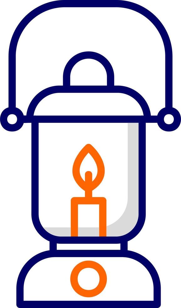 Oil Lamp Vector Icon