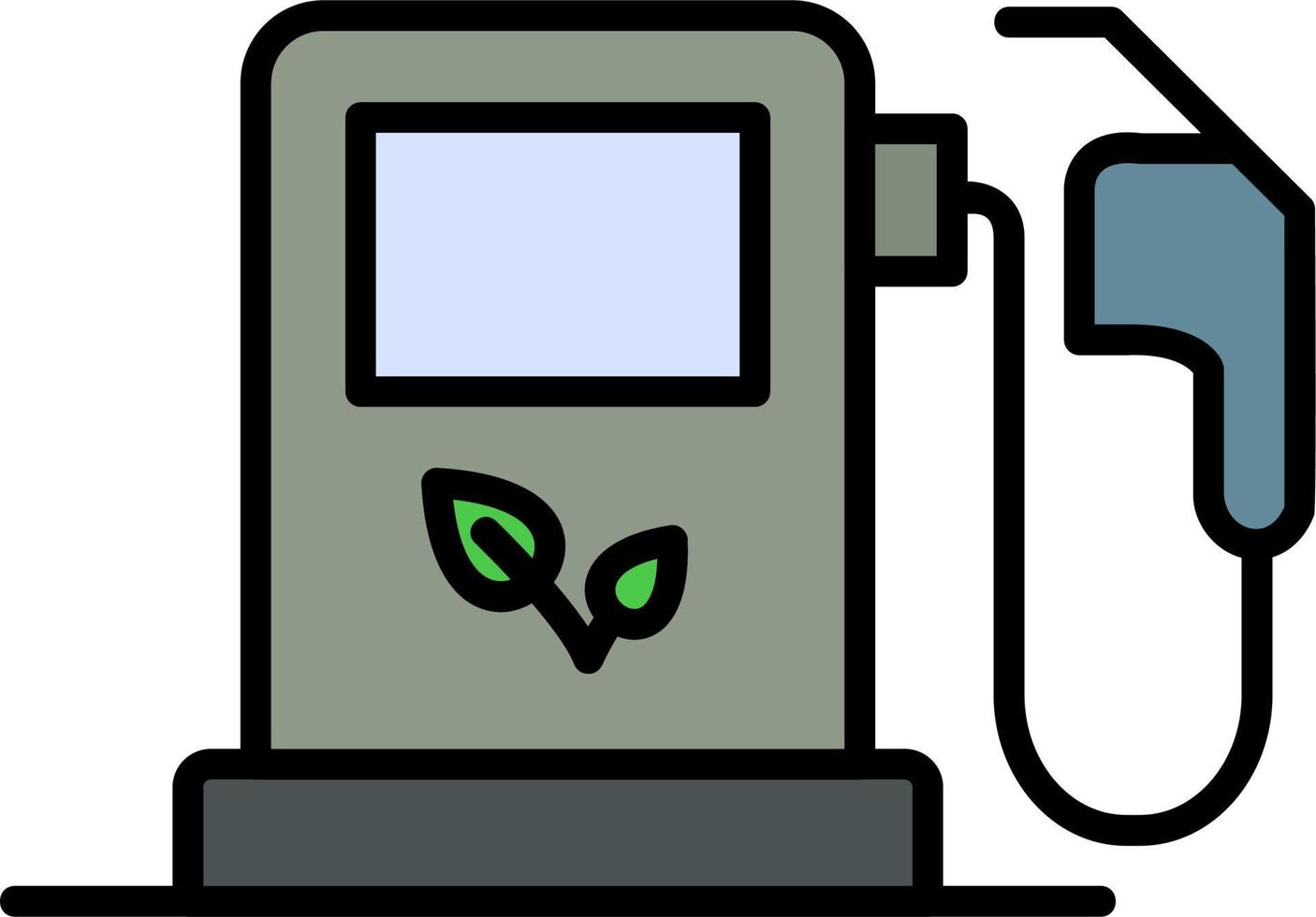 icono de vector de combustible ecológico