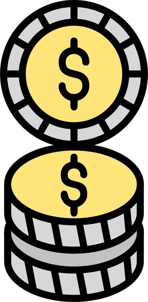Coins Vector Icon