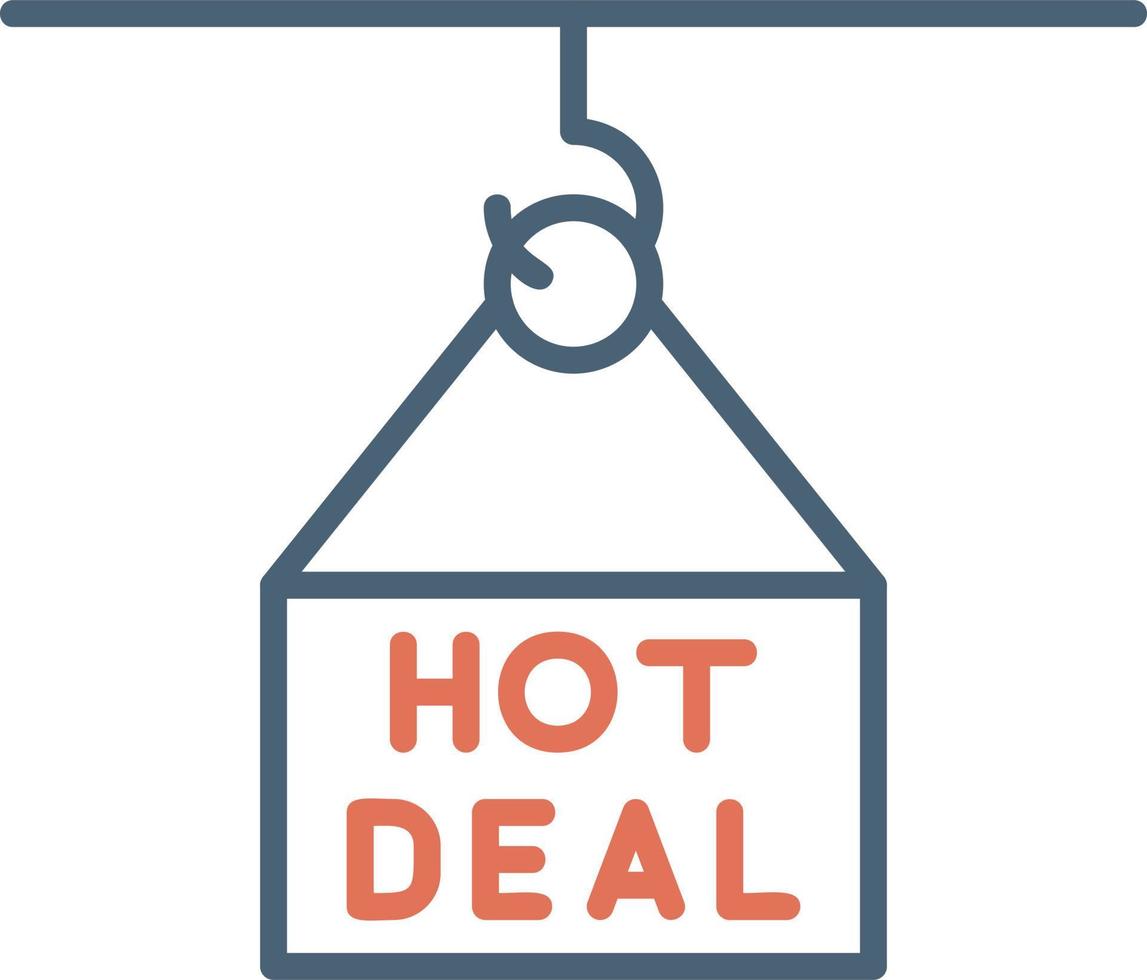 Hot Deal Vector Icon