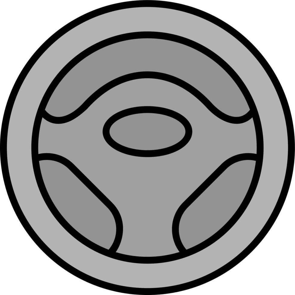 Steering Wheel Vector Icon