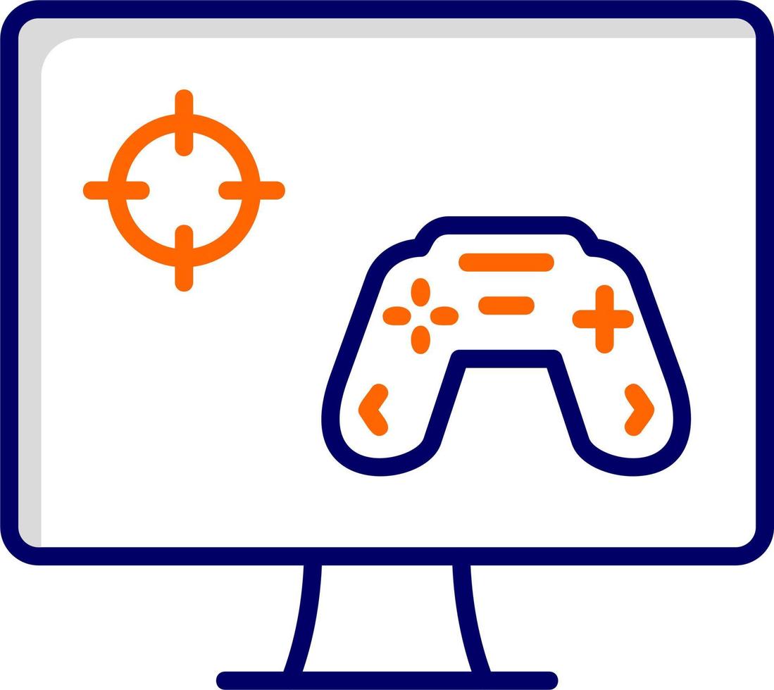 Play Game On Pc Vector Icon