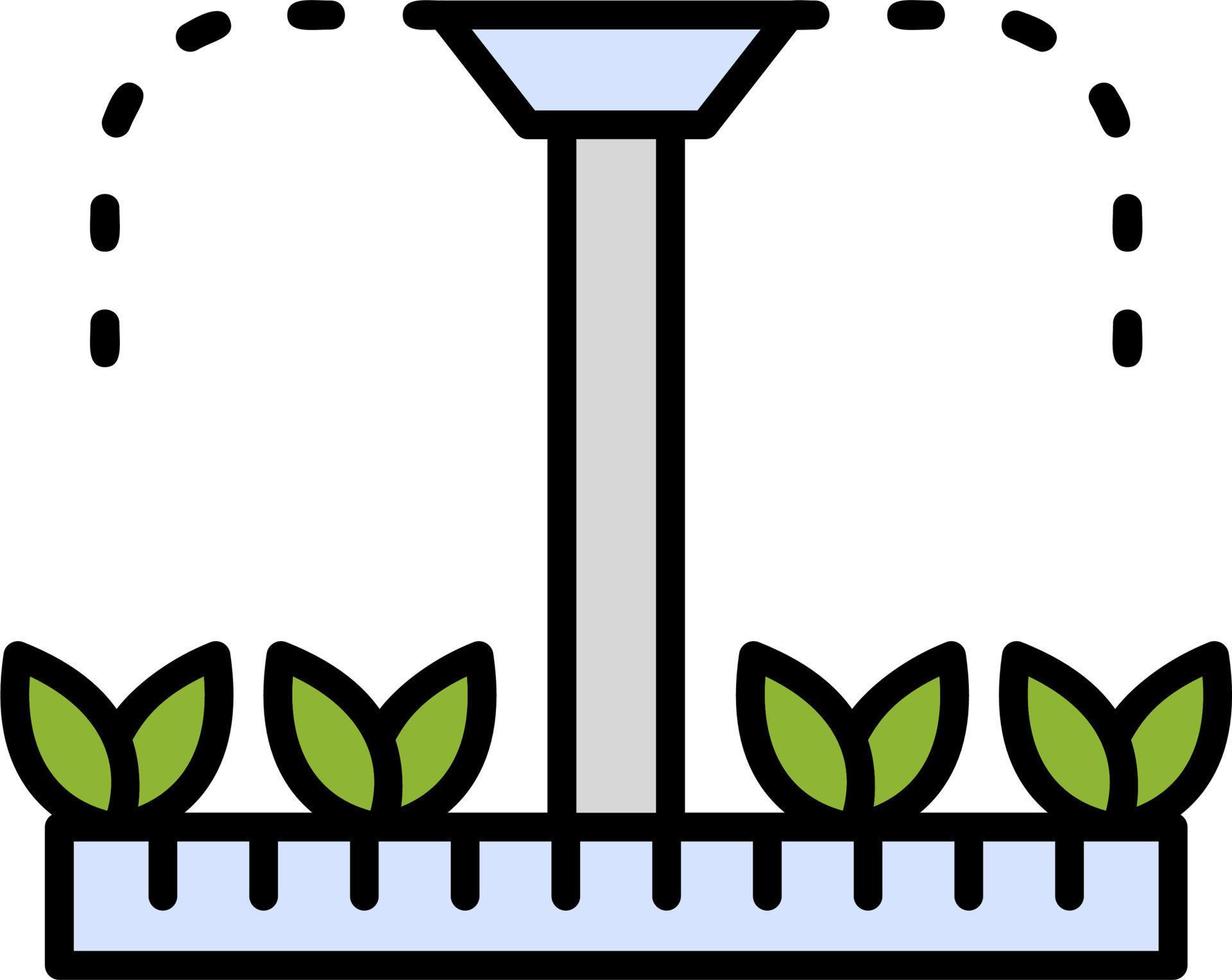 Sprinklers Plants Vector Icon