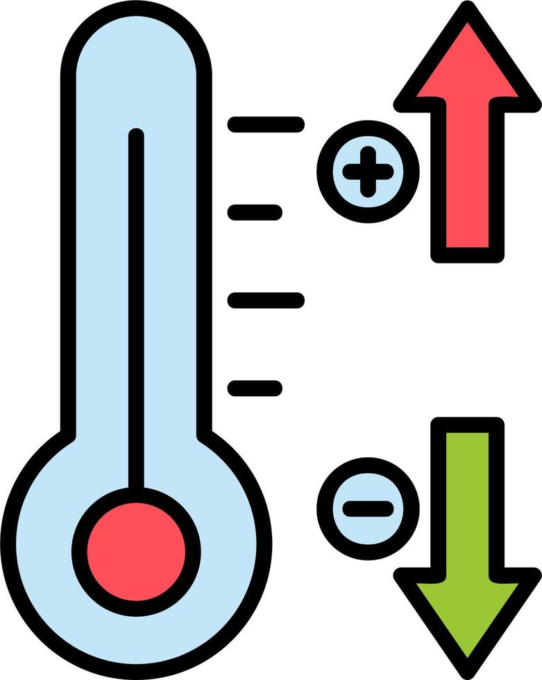 icono de vector de control de temperatura