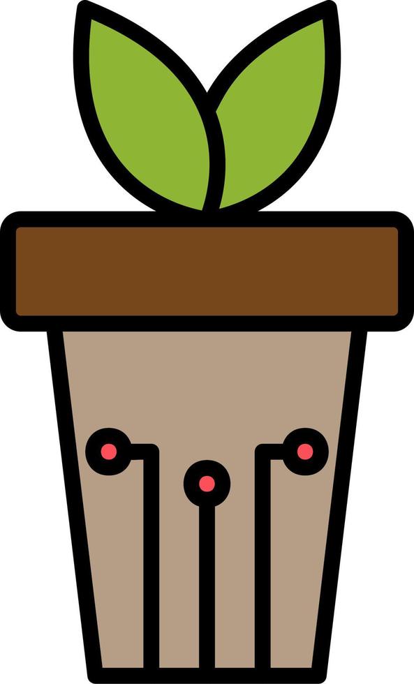 Smart Plant Vector Icon