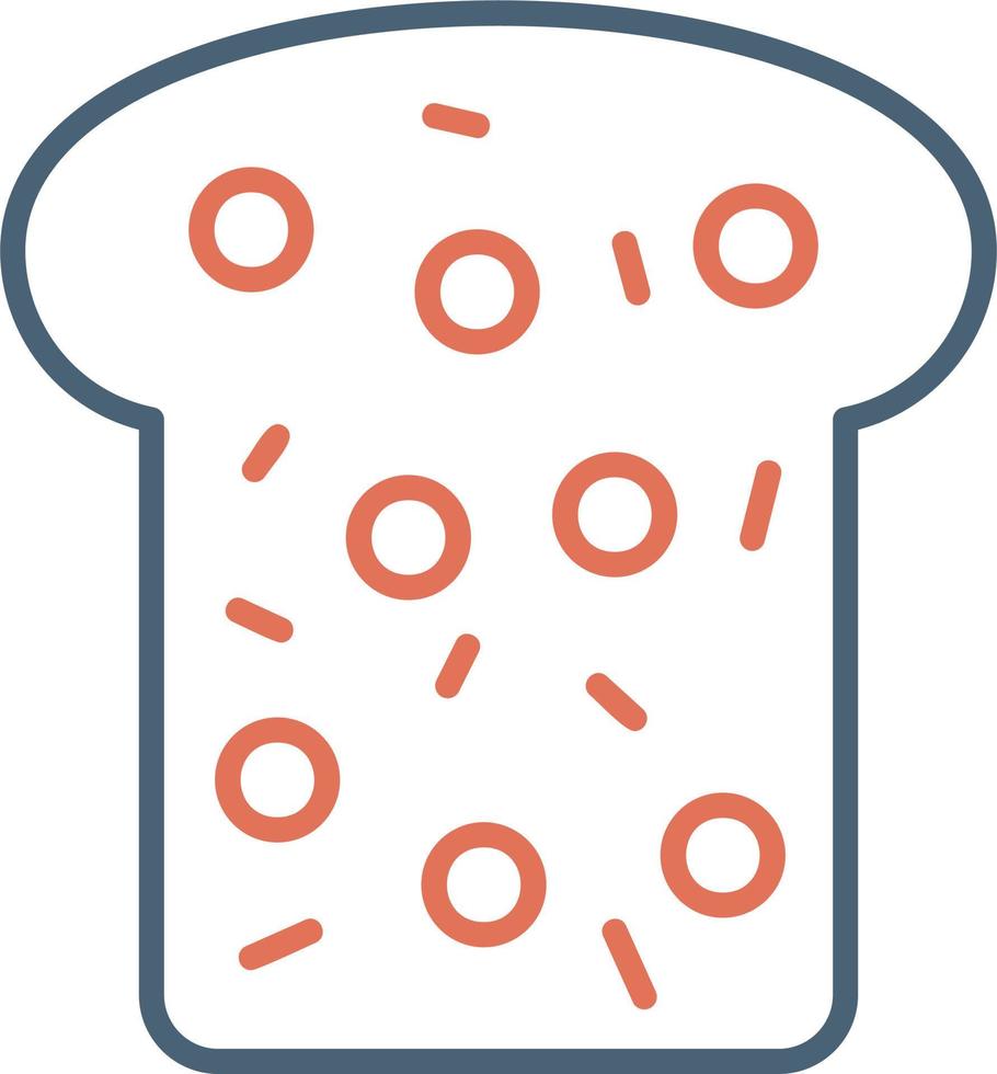Whole Wheat Bread Vector Icon