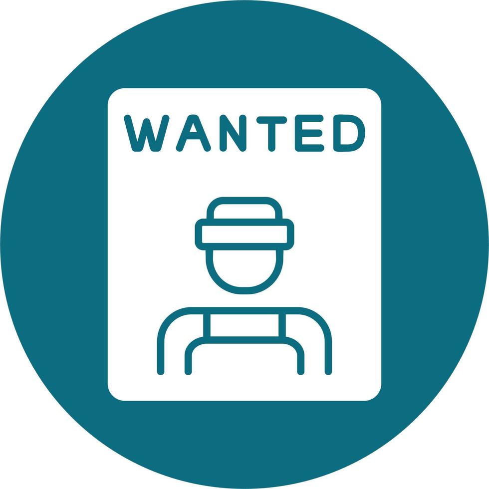 Wanted Vector Icon