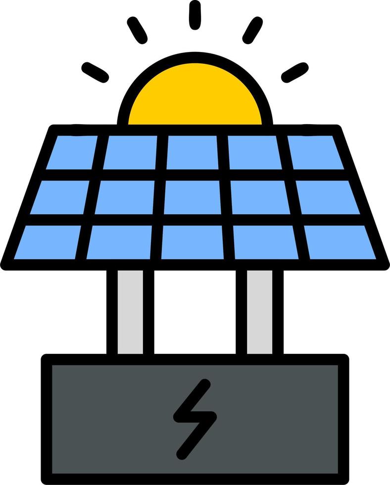 Solar Panel Vector Icon