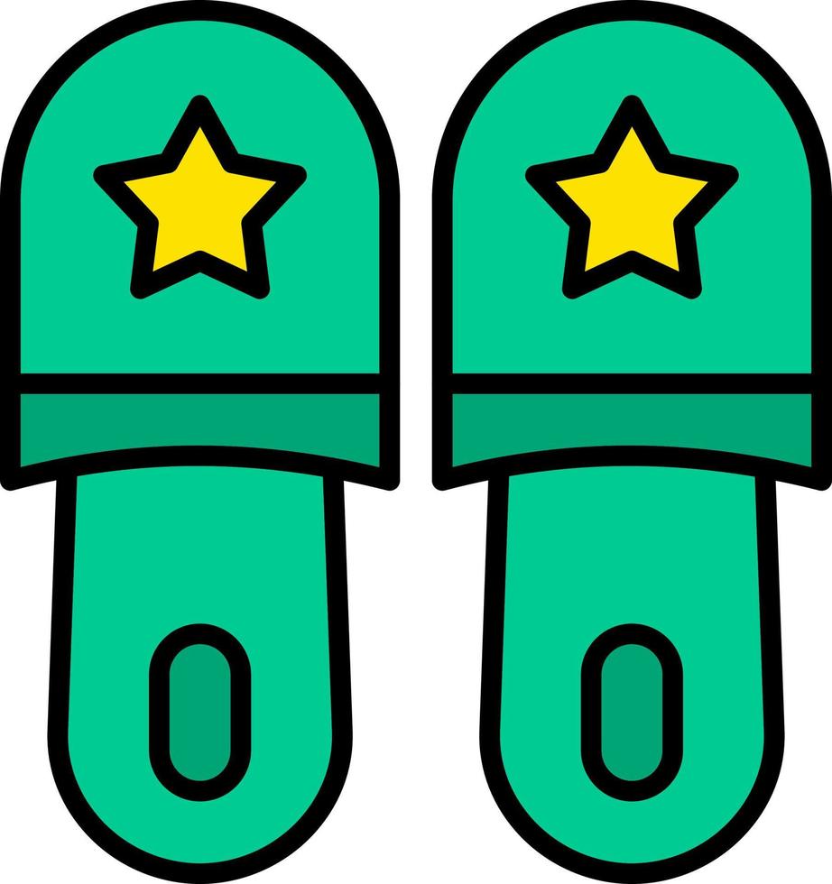 Slippers Vector Icon