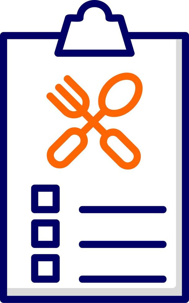 Food Report Vector Icon