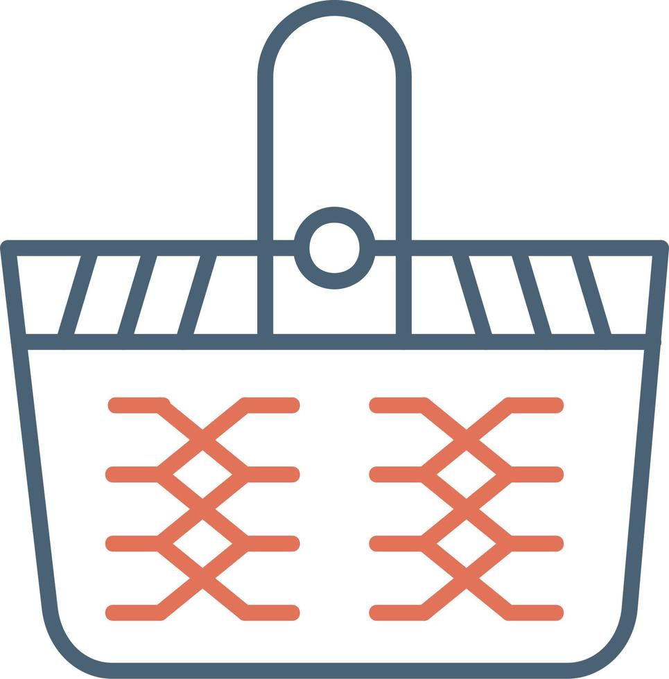 Picnic Basket Vector Icon
