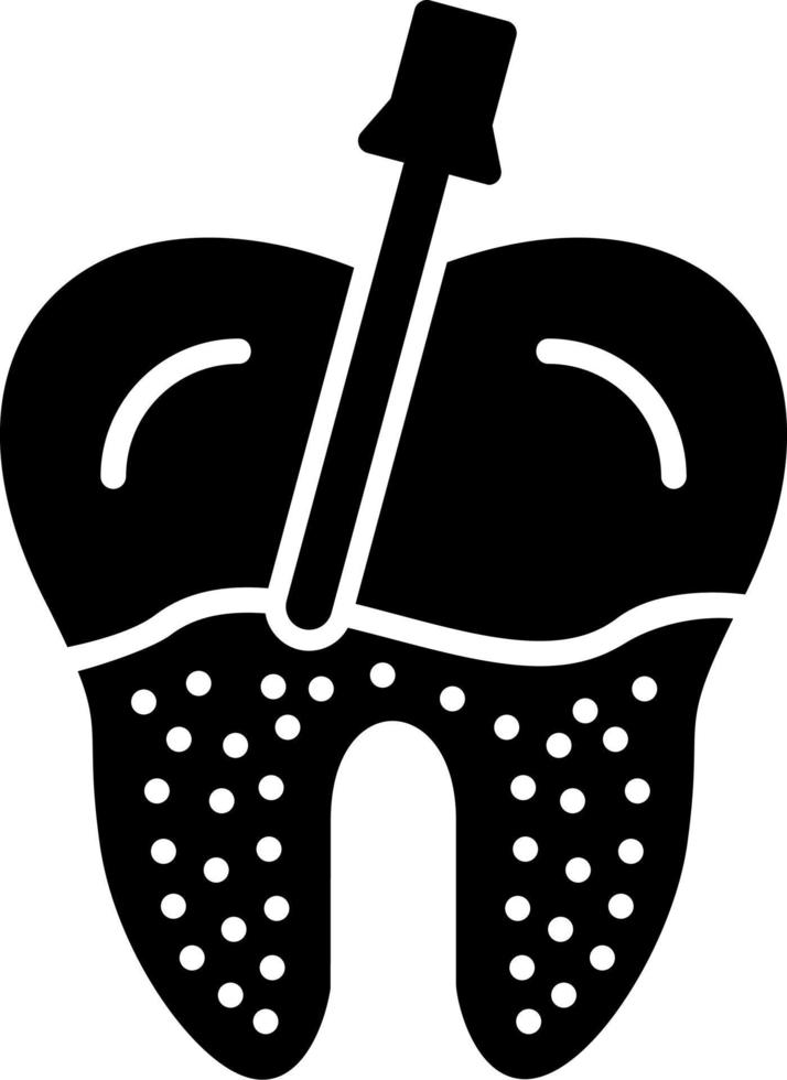 endodoncista vector icono