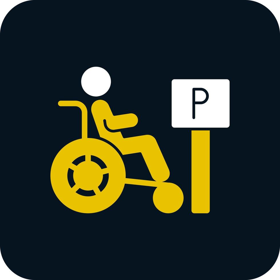 Handicap Vector Icon Design