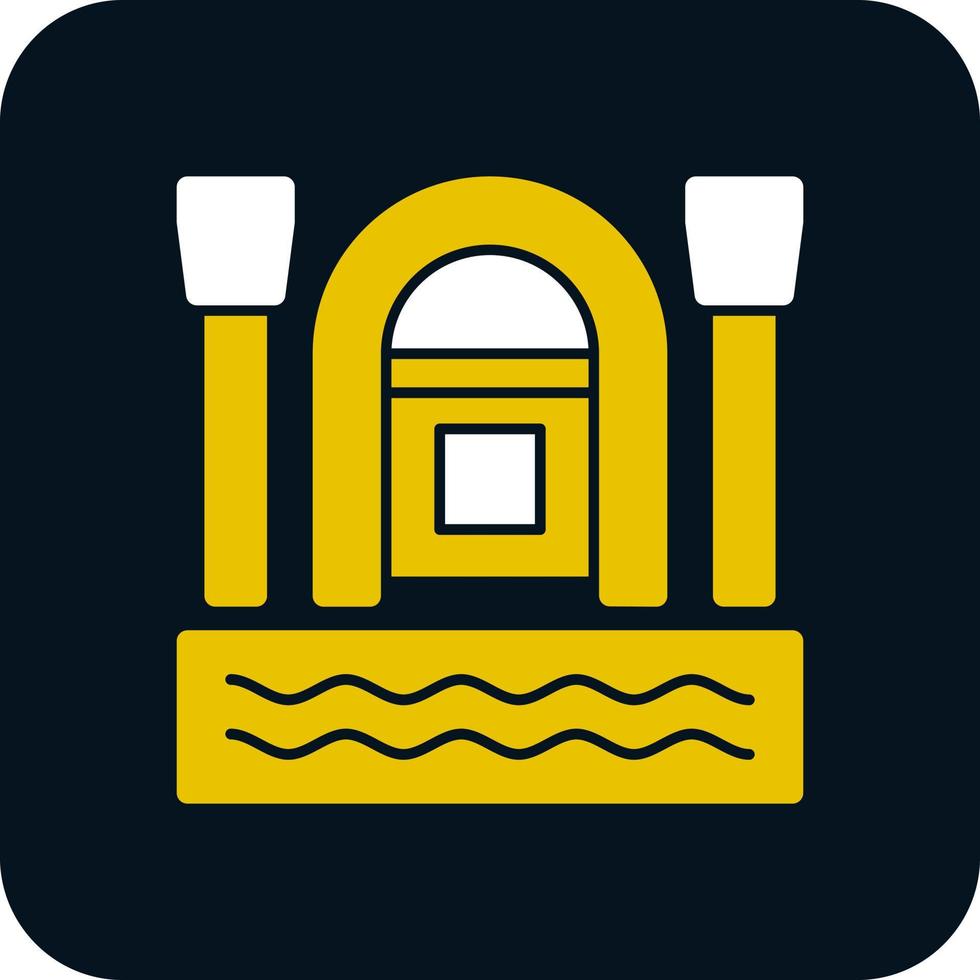 Rafting Vector Icon Design
