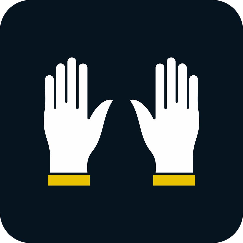 Hands Up Vector Icon Design