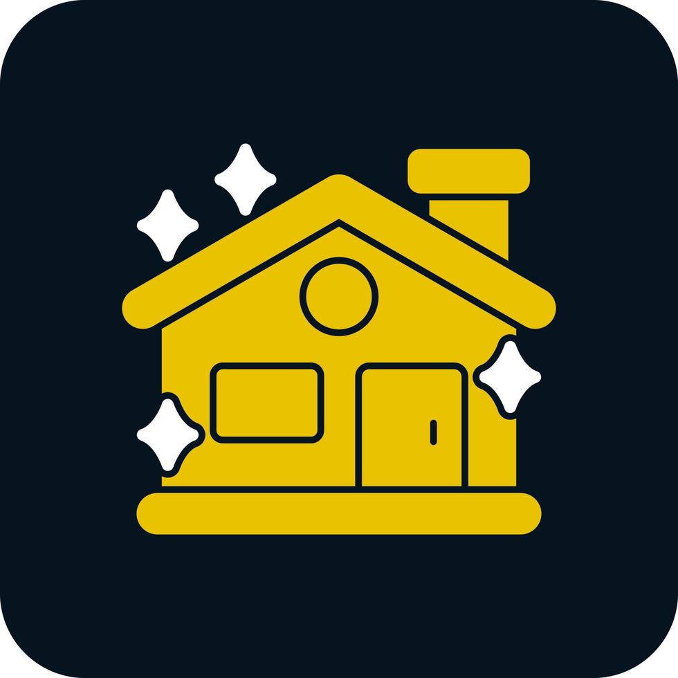 Clean House Vector Icon Design