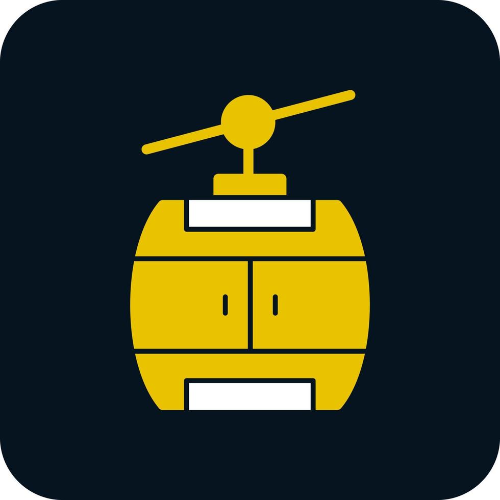 Gondola Vector Icon Design