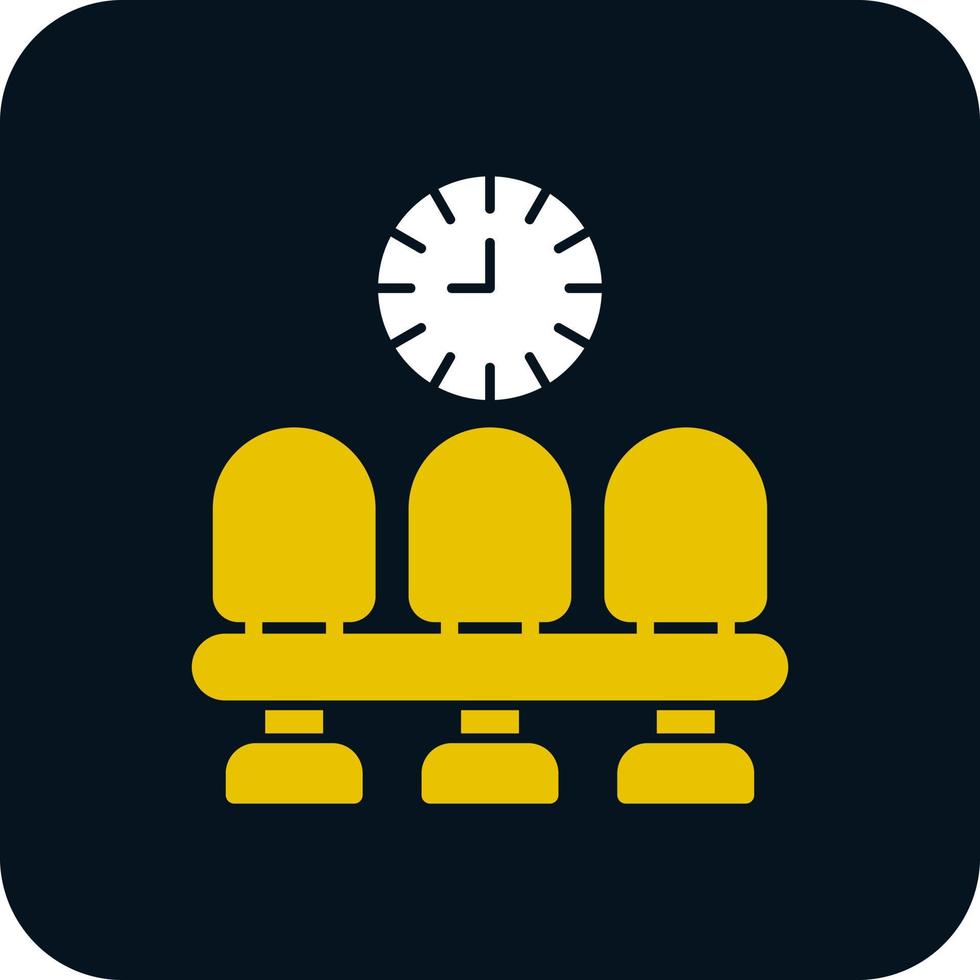 Waiting Room Vector Icon Design