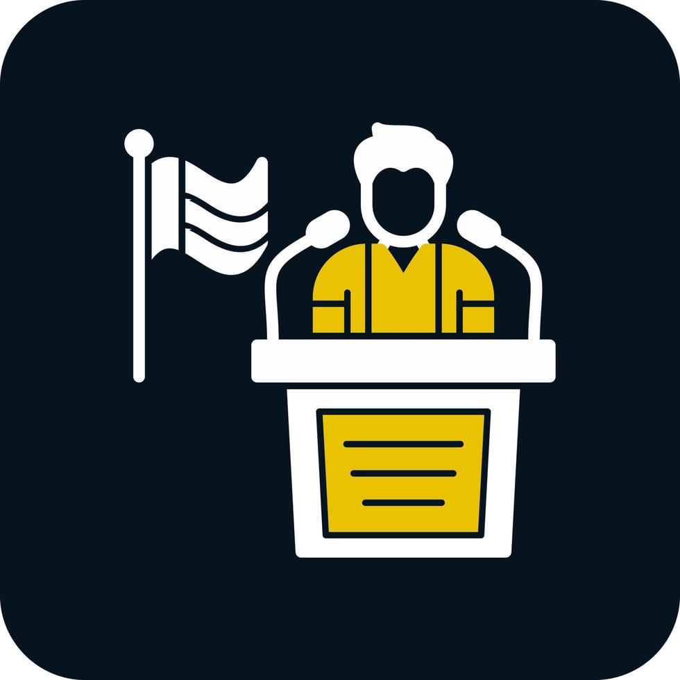 Politician Vector Icon Design