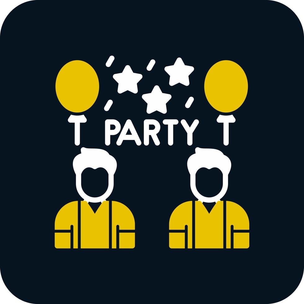 Party Vector Icon Design