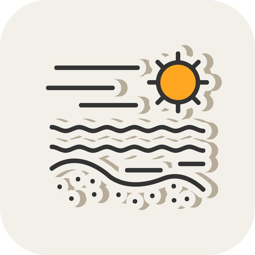 Beach Vector Icon Design