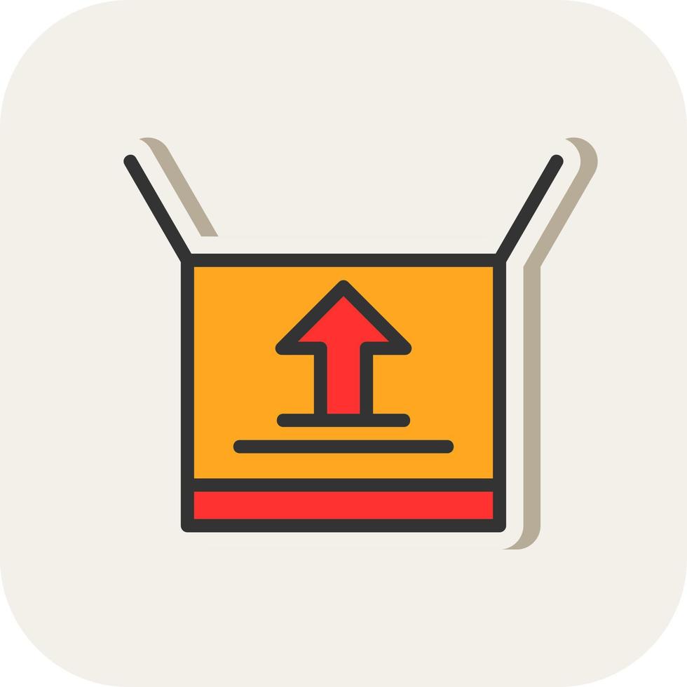 Open Box Vector Icon Design