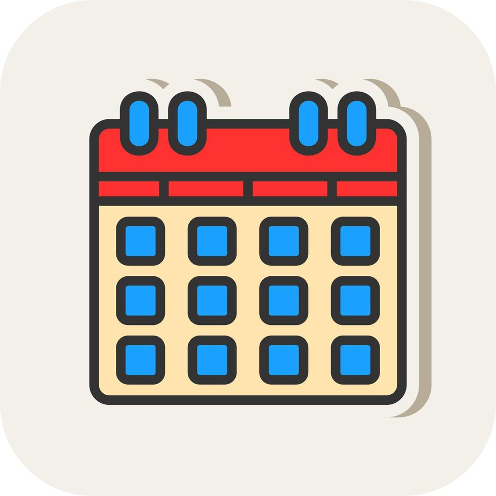 diseño de icono de vector de calendario