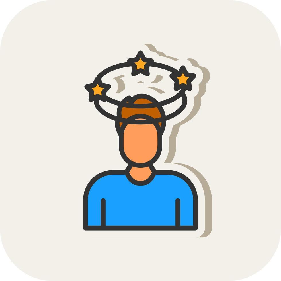 Dizzy Vector Icon Design